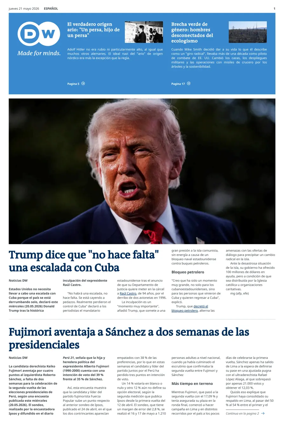 Cover of Deutsche Welle (Spanish edition)