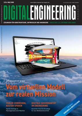 Cover of Digital Engineering Magazin