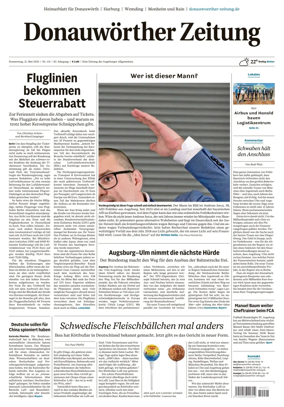 Cover of Donauwoerther Zeitung