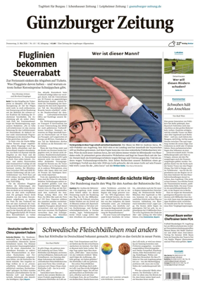Cover of Guenzburger Zeitung