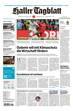 Cover of Haller Tagblatt