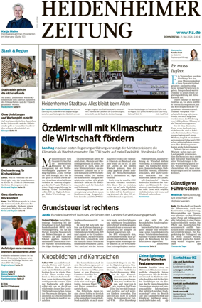 Cover of Heidenheimer Zeitung