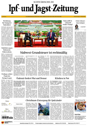 Cover of Ipf- und Jagst-Zeitung