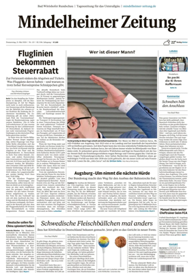 Cover of Mindelheimer Zeitung