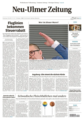 Cover of Neu-Ulmer Zeitung