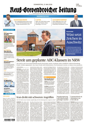 Cover of Neuss-Grevenbroicher Zeitung Neuss