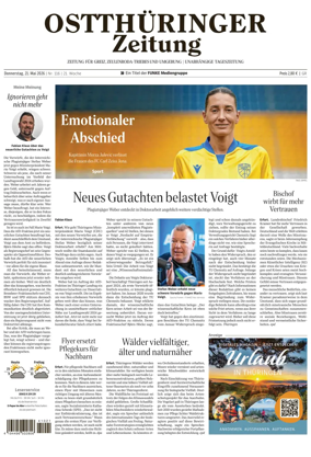 Cover of Ostthuringer Zeitung (Greiz)