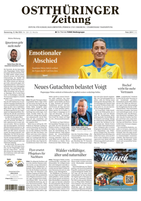 Cover of Ostthuringer Zeitung (Posneck)