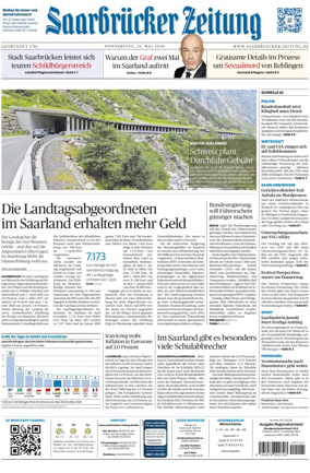 Cover of Saarbruecker Zeitung