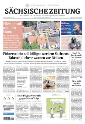 Cover of Sachsische Zeitung (Freital Dippoldiswalde & Osterzgebirge)