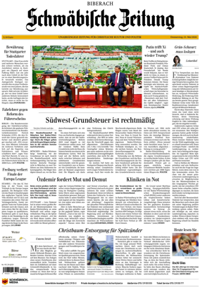Cover of Schwabische Zeitung (Biberach)