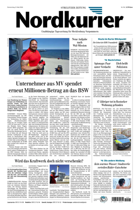 Cover of Strelitzer Zeitung