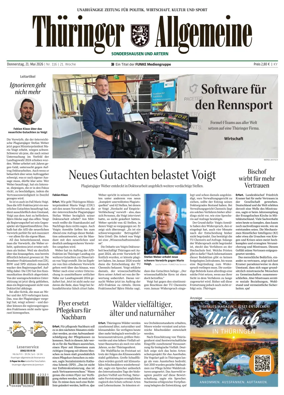 Cover of Thuringer Allgemeine (Sonderhausen und Artern)