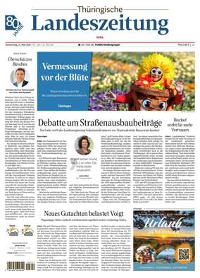 Cover of Thuringische Landeszeitung (Gera)