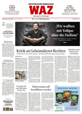 Cover of Westdeutsche Allgemeine Zeitung (Hattingen)