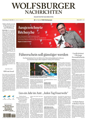 Cover of Wolfsburger Nachrichten (Helmstedt)