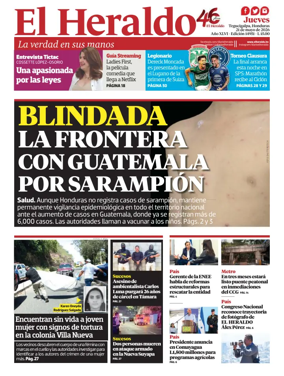 Cover of Diario El Heraldo