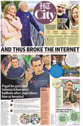 Cover of Hindustan Times (Chandigarh) - City
