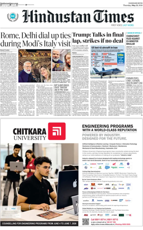 Cover of Hindustan Times (Jalandhar)