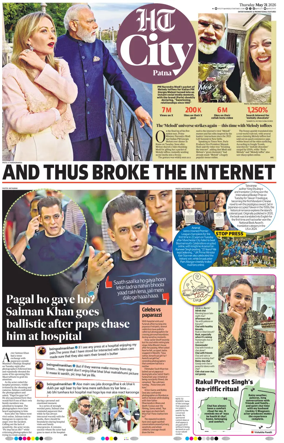 Cover of Hindustan Times (Patna) - Live