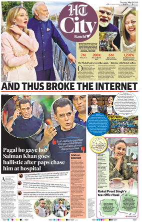 Cover of Hindustan Times (Ranchi) - Live
