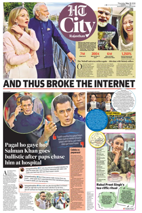 Cover of Hindustan Times (Jaipur) - City