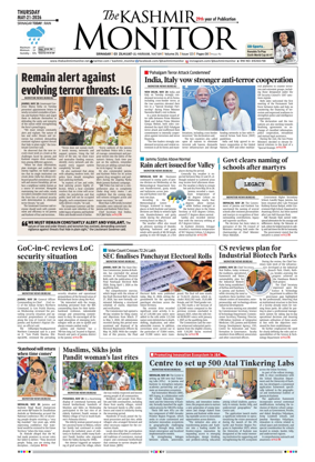 Cover of Kashmir Monitor