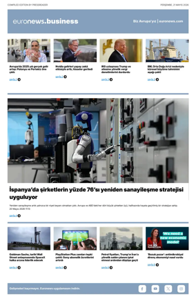 Cover of Euronews Business (Turkish) Compiled Editions