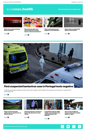Cover of Euronews Health (English) Compiled Edition