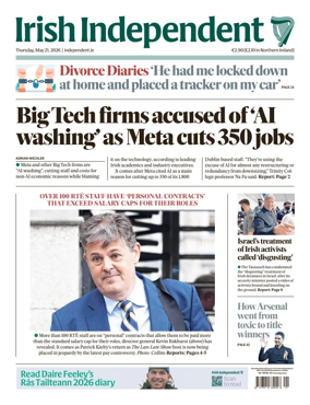 Cover of Irish Independent