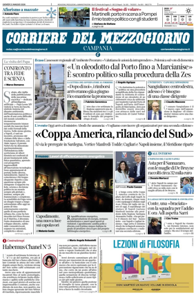 Cover of Corriere del Mezzogiorno (Campania)