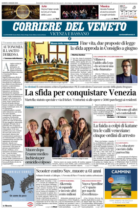 Cover of Corriere del Veneto (Vicenza e Bassano)