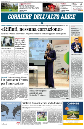 Cover of Corriere dell'Alto Adige