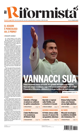 Cover of Il Riformista (Italy)
