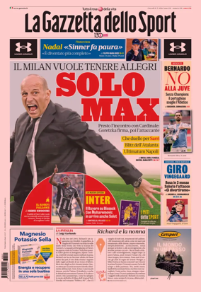 Cover of La Gazzetta dello Sport - Milano