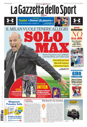 Cover of La Gazzetta dello Sport - Roma