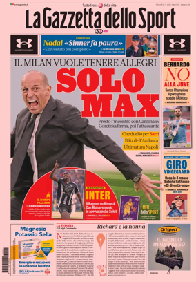 Cover of La Gazzetta dello Sport