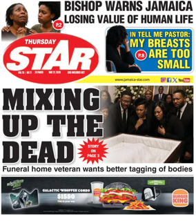 Cover of The Star (Jamaica)