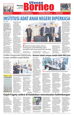 Cover of Utusan Borneo (Sabah)