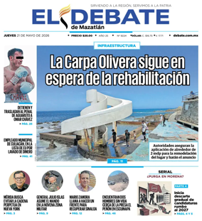 Cover of El Debate de Mazatlan