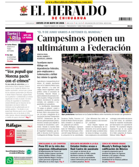 Cover of El Heraldo de Chihuahua
