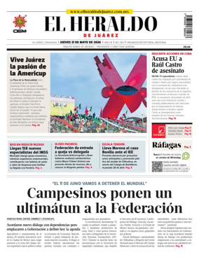 Cover of El Heraldo de Juarez