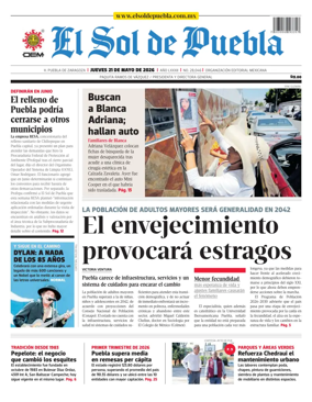 Cover of El Sol de Puebla