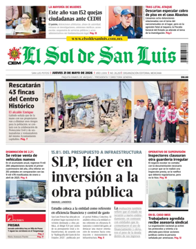 Cover of El Sol de San Luis Potosi
