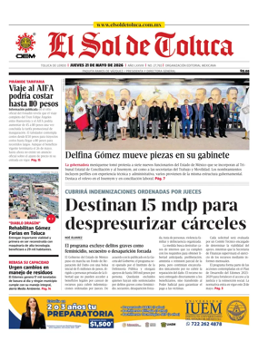 Cover of El Sol de Toluca