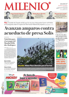 Cover of Milenio Jalisco