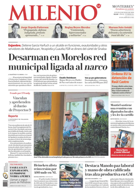Cover of Milenio Monterrey