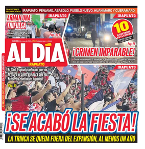 Cover of Periodico Al Dia (Irapuato)