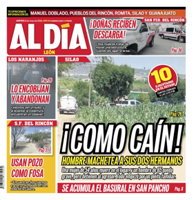 Cover of Periodico Al Dia (Leon)