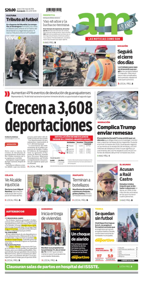 Cover of Periodico AM (Leon)